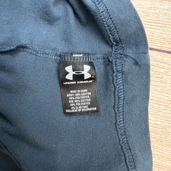 Under Armour Mens Blue Gray Performance Tee Size Medium Athletic Workout Shirt - Picture 6 of 6